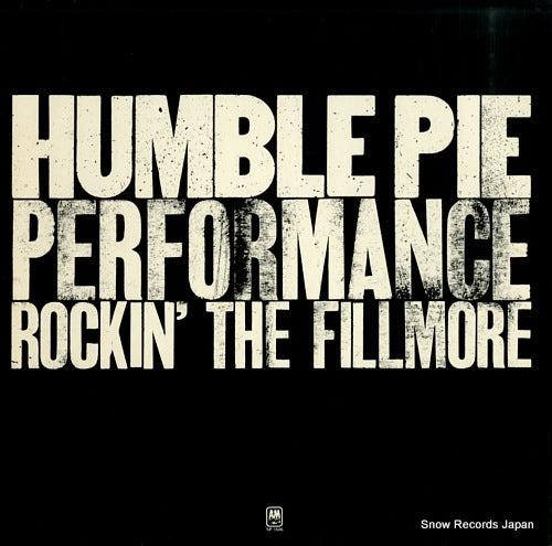 HUMBLE PIE rockin' the fillmore SP3506