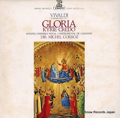 CORBOZ, MICHEL vivaldi; gloria kyrie-credo ERX-2178