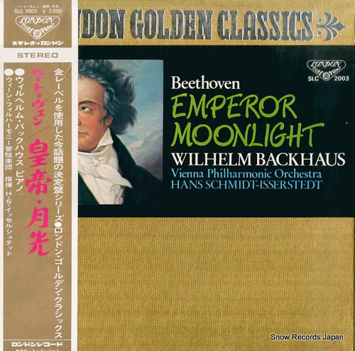 BACKHAUS, WILHELM beethoven; emperor moonlight SLC2003