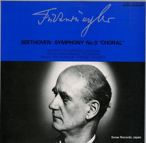 FURTWANGLER, WILHELM beethoven; symphony no.9 in c minor, op.125 "choral" OC-7131-2-BS