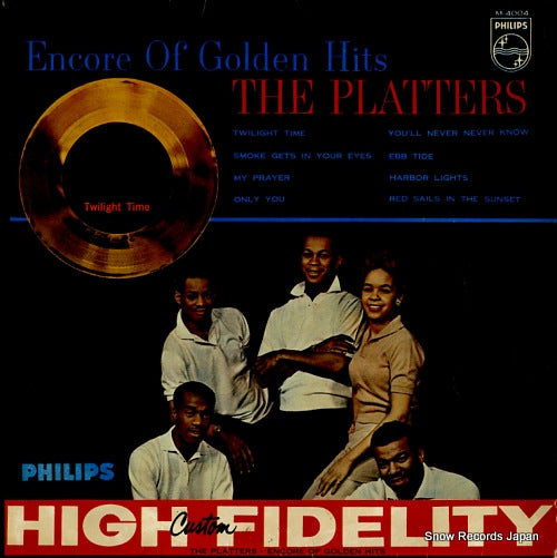 PLATTERS, THE encore of golden hits M-4004