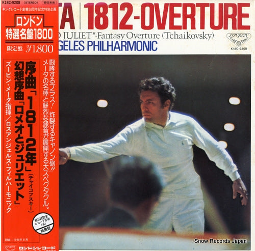 MEHTA, ZUBIN tchaikovsky; 1812 overture op.49 K18C-9208