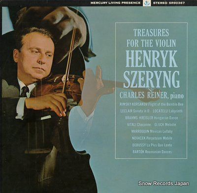 SZERYNG, HENRYK treasures for the violin SR90367
