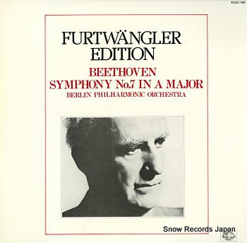 FURTWANGLER, WILHELM beethoven; symphony no.7 in a major K22C-188