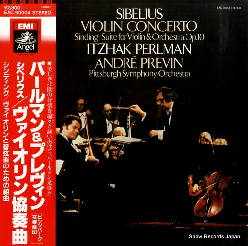 PERLMAN, ITZHAK sibelius; violin concerto EAC-90004
