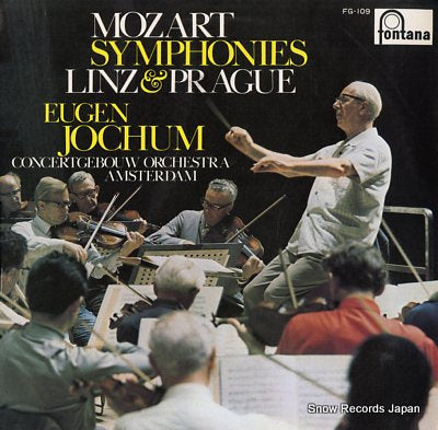 JOCHUM, EUGEN mozart; symphonies linz&prague FG-109