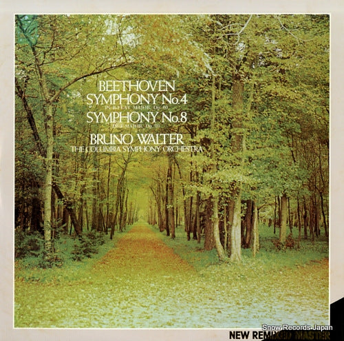 WALTER, BRUNO beethoven; symphony no.4 & no.8 20AC1809