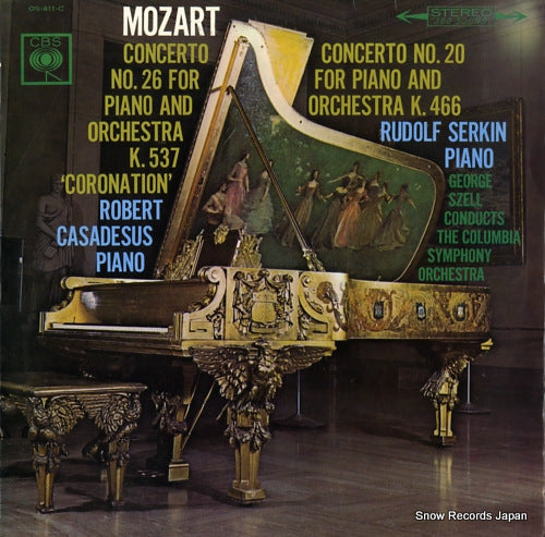 CASADESUS, ROBERT mozart; piano concerto no.26 "coronation" & 20 OS-411-C