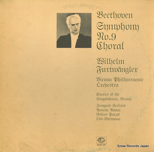 FURTWANGLER, WILHELM beethoven; symphony no.9 in d minor, op.125 choral K22C-173