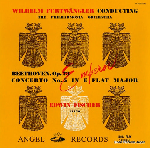 FURTWANGLER, WILHELM beethoven; piano concerto no.5 "emperor" WF-50008