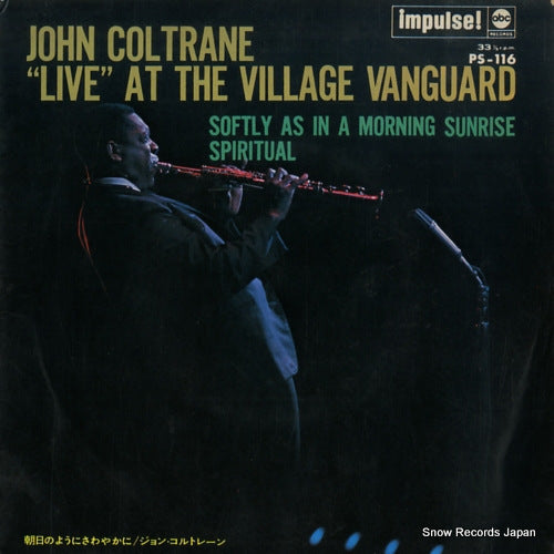 COLTRANE, JOHN live at the village vanguard PS-116