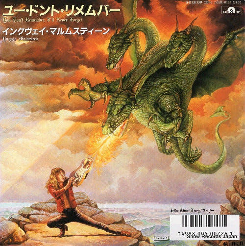 MALMSTEEN, YNGWIE J. you don't remember, i'll never forget 7DM0164