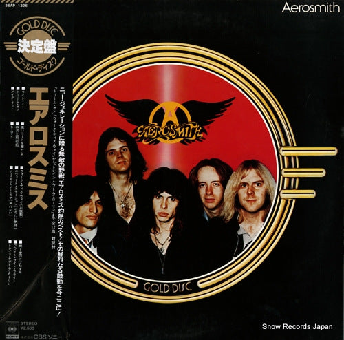 AEROSMITH gold disc 26AP1326