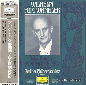 FURTWANGLER, WILHELM bruckner, anton; symphonie nr.7 original-version MG6001