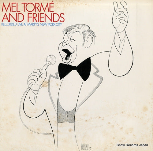 TORME, MEL mel torme and friends recorded live at marty's, new york city 20PJ-16-17