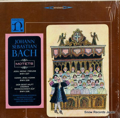 WOLTERS, GOTTFRIED bach; motets H-71060