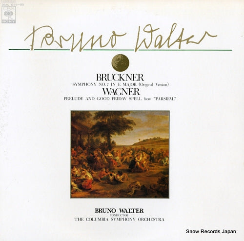 WALTER, BRUNO bruckner; symphony no.7 in e major (original version) 30AC1279