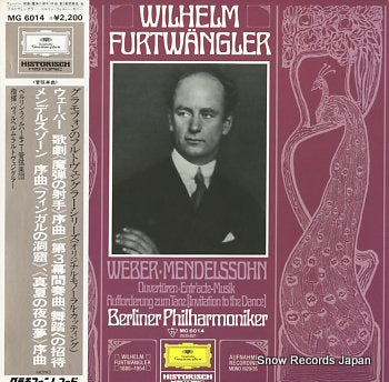 FURTWANGLER, WILHELM weber; ouverture MG6014