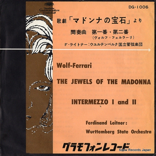 LEITNER, FERDINAND intermezzo 1, from "the jewels of the madonna" DG-1006