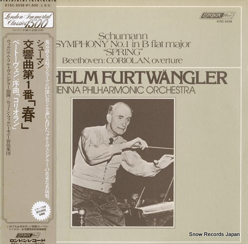 FURTWANGLER, WILHELM schumann; symphony no.1 in b flat major, op.38 spring K15C-5038