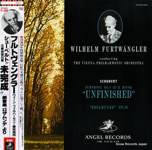 FURTWANGLER, WILHELM schubert; symphony no.8 in b minor unfinished WF-50010