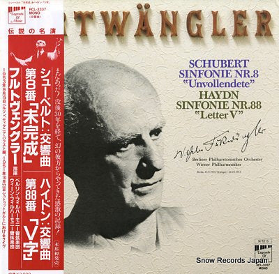 FURTWANGLER, WILHELM schubert; symfonie nr.8 unvollendete RCL-3337