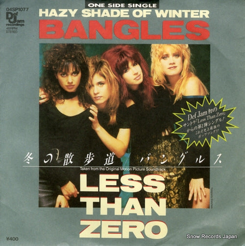 BANGLES hazy shade of winter 04SP1077