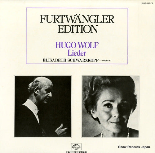 SCHWARZKOPF, ELISABETH furtwangler edition hugo wolf lieder K22C-227/8