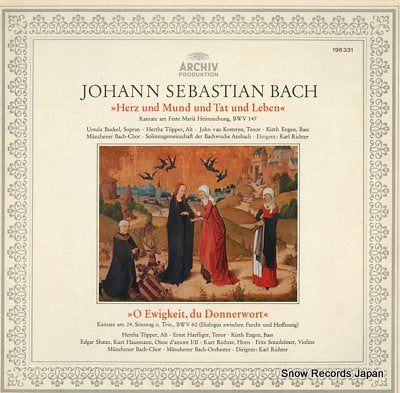 RICHTER, KARL bach; herz und mund and tet und leben 198331