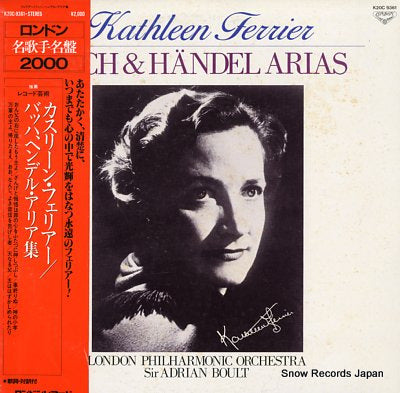 FERRIER, KATHLEEN bach & hendel arias K20C9361