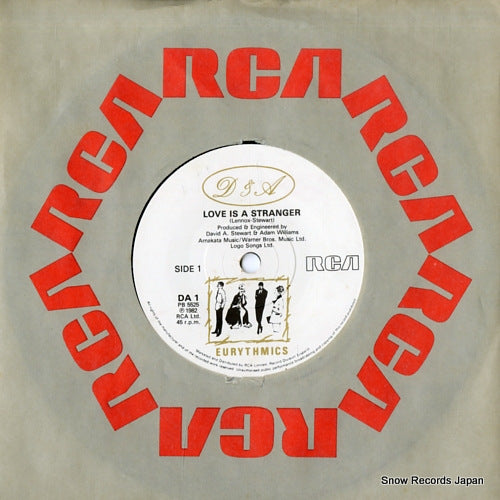 EURYTHMICS love is a stranger DA1/PB5525
