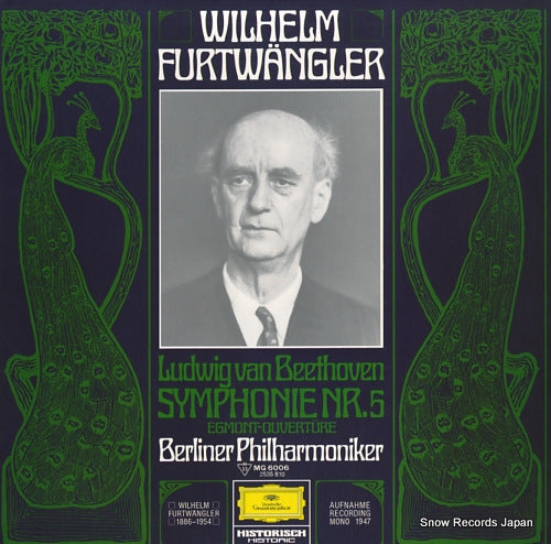 FURTWANGLER, WILHELM beethoven; symphonie nr.5 MG6006