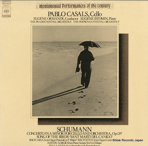 CASALS, PABLO schumann; concerto in a minor for cello and orchestra, op.129 SOCU11