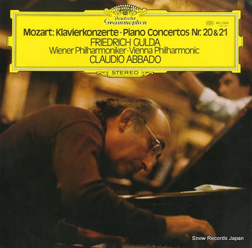 GULDA, FRIEDRICH mozart; piano concertos nr.20 & 21 MG2506