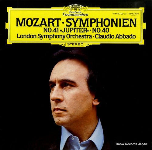 ABBADO, CLAUDIO mozart; symphonien no.41 "jupiter", no.40 28MG0010