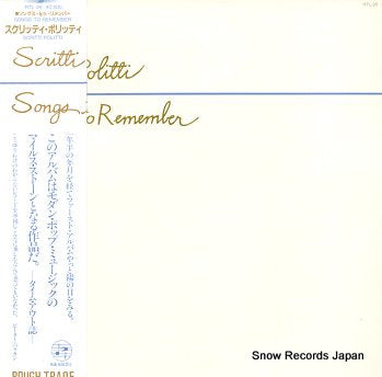 SCRITTI POLITTI songs to remember RTL-26