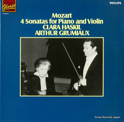 HASKIL, CLARA mozart; 4 sonatas for piano and violin  FG-5045 / 416010-1