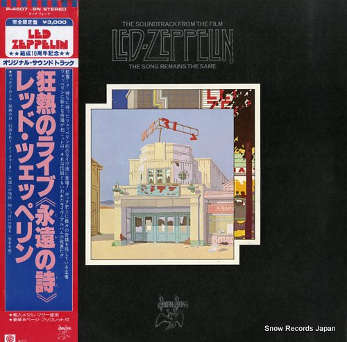 LED ZEPPELIN the song remains the same P-4607N