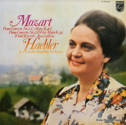 HAEBLER, INGRID mozart; piano concerto no.21, no27 X-5535