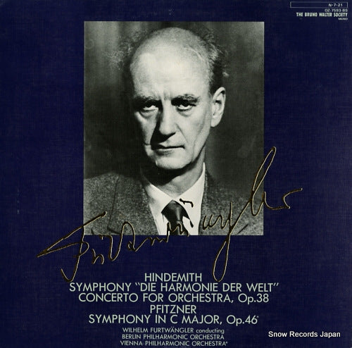 FURTWANGLER, WILHELM hindemith; symphony die harmonie der welt OZ-7593-BS