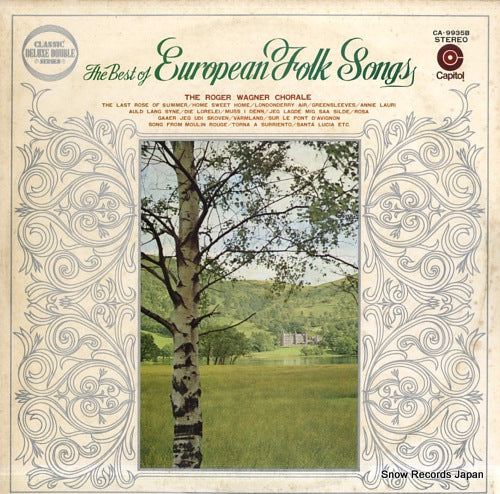 WAGNER, ROGER the best of european folk songs CA-9935B