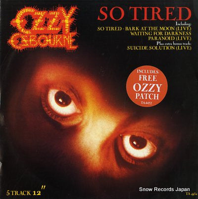 OSBOURNE, OZZY so tired TA4452