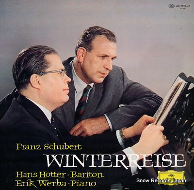 HOTTER, HANS, AND ERIK WERBA schubert; winterreise MG9739/40