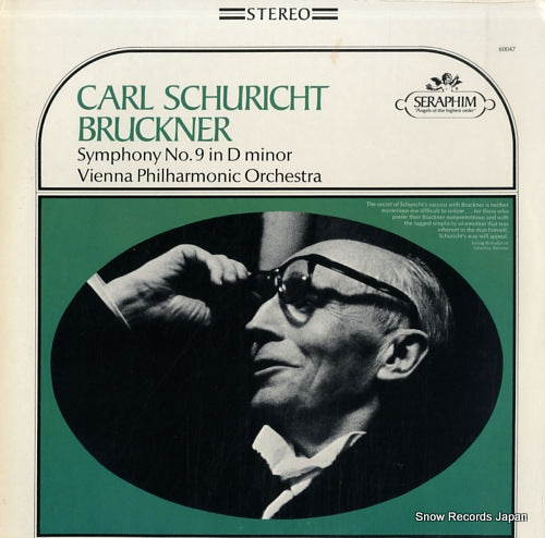 SCHURICHT, CARL bruckner; symphony no.9 in d minor S-60047