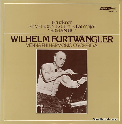 FURTWANGLER, WILHELM bruckner; symphony no.4 in e flat major romantic MX9012M