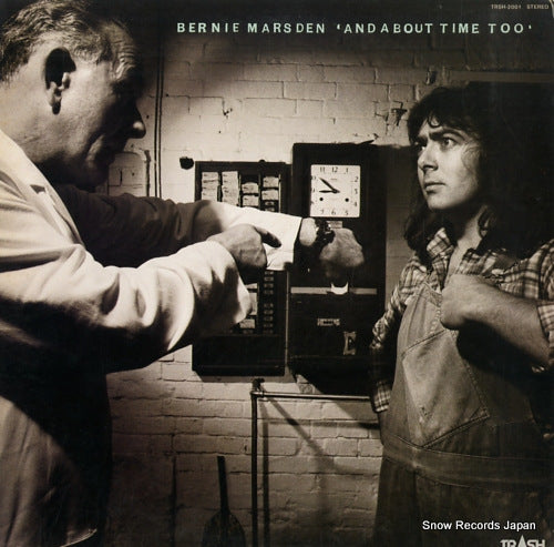 MARSDEN, BERNIE and about time too TRSH-2001