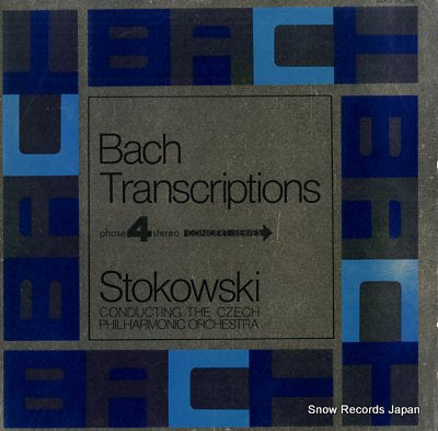 STOKOWSKI, LEOPOLD bach; transcriptions SPC21096
