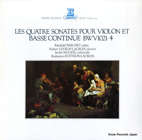 V/A les quatre sonates pour violon et basse continue E-1035