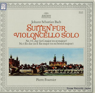 FOURNIER, PIERRE bach; suiten fur violoncello solo 1198187