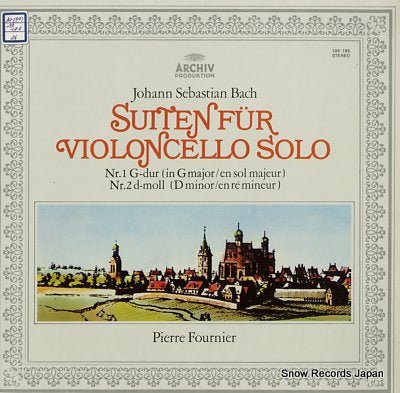 FOURNIER, PIERRE bach; suiten fur violoncello solo 198186